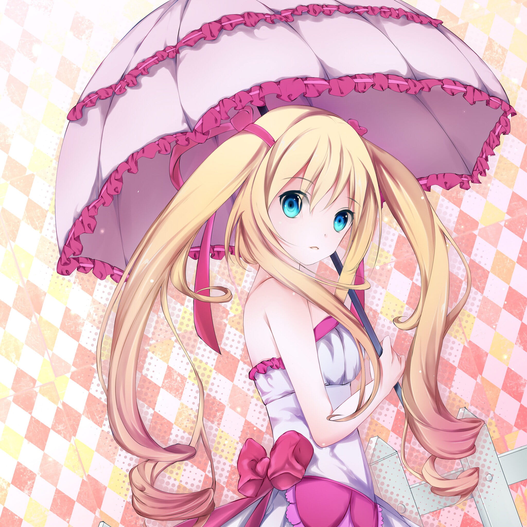 二次元插画少女 壁纸美图下载