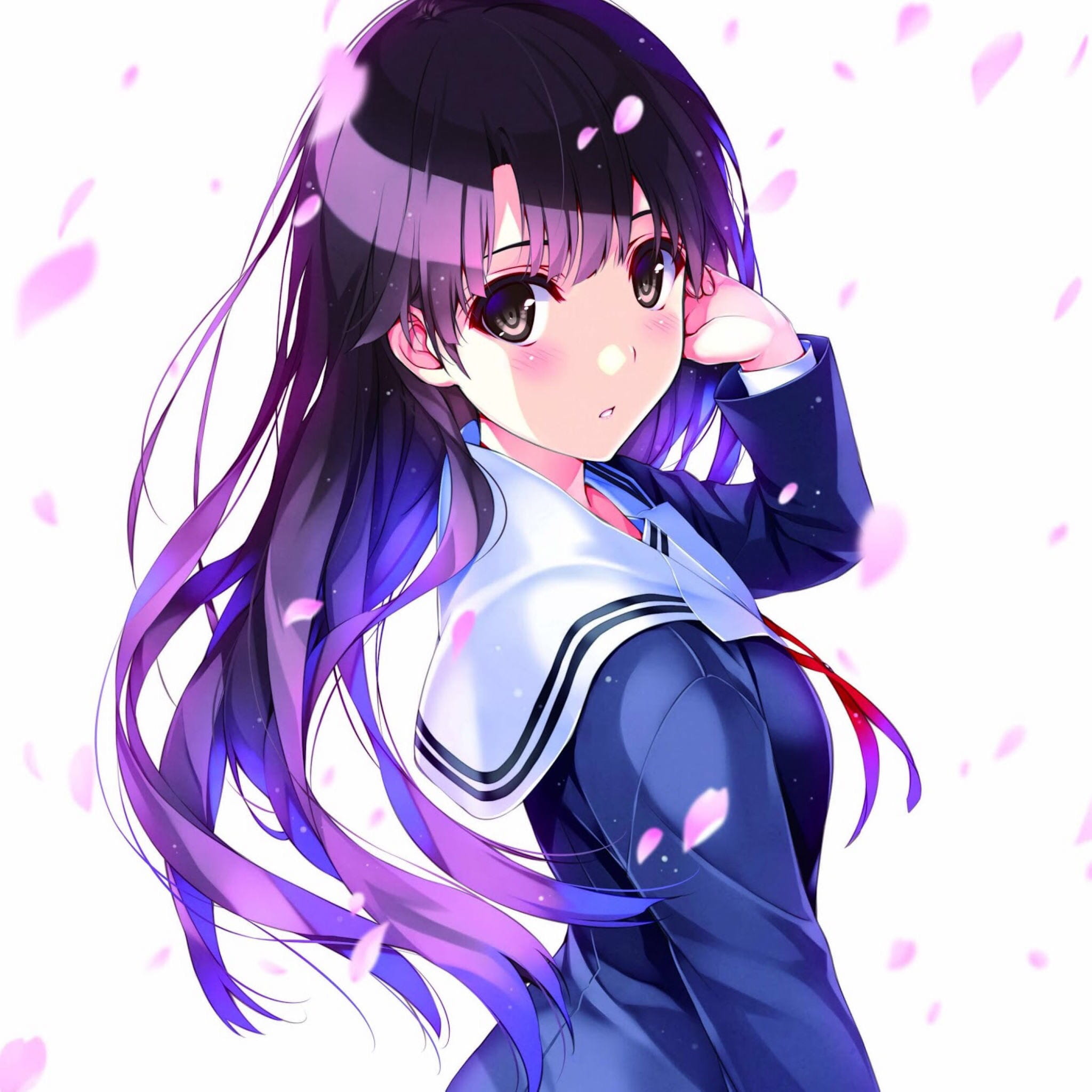 二次元插画少女 壁纸美图下载