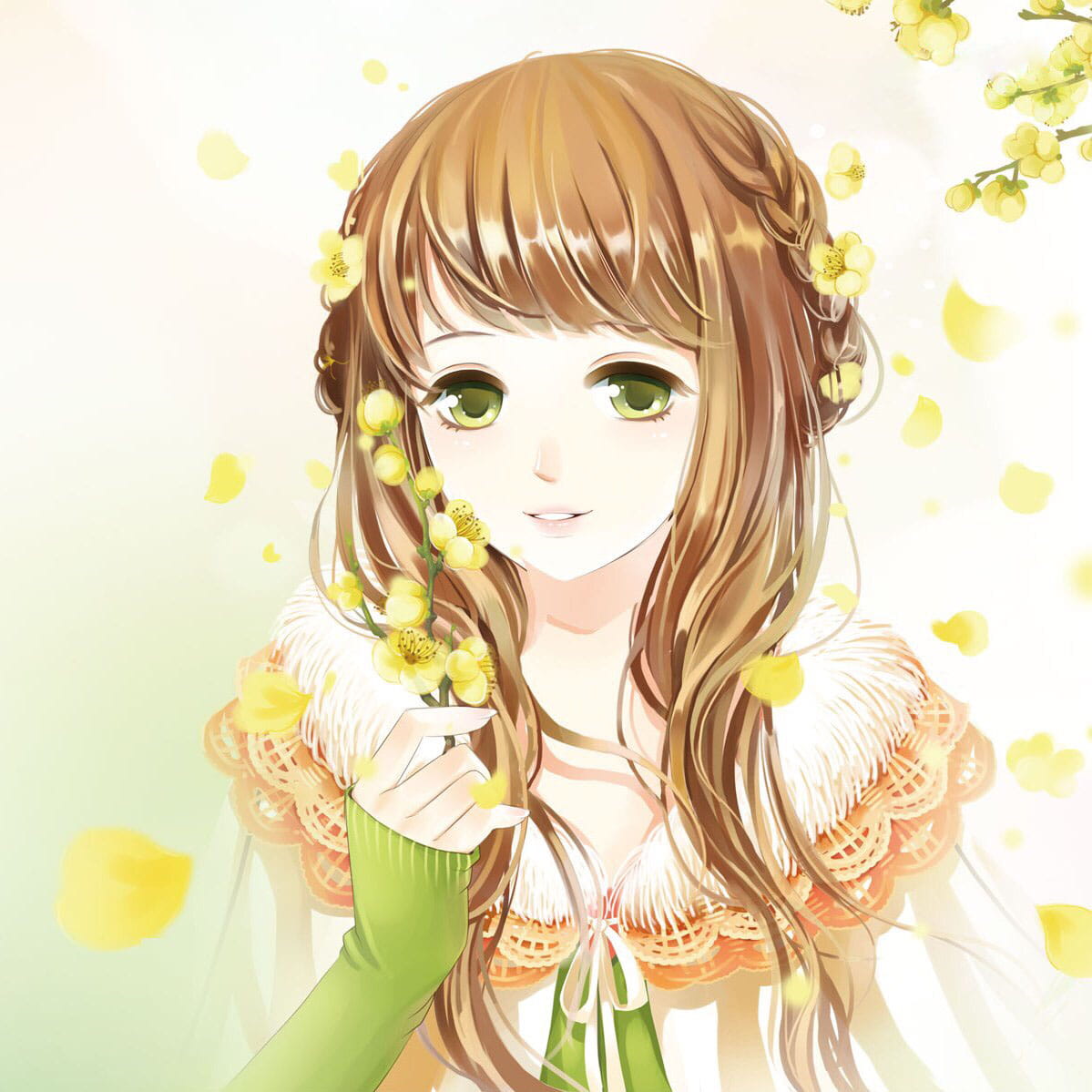 二次元插画少女 壁纸美图下载