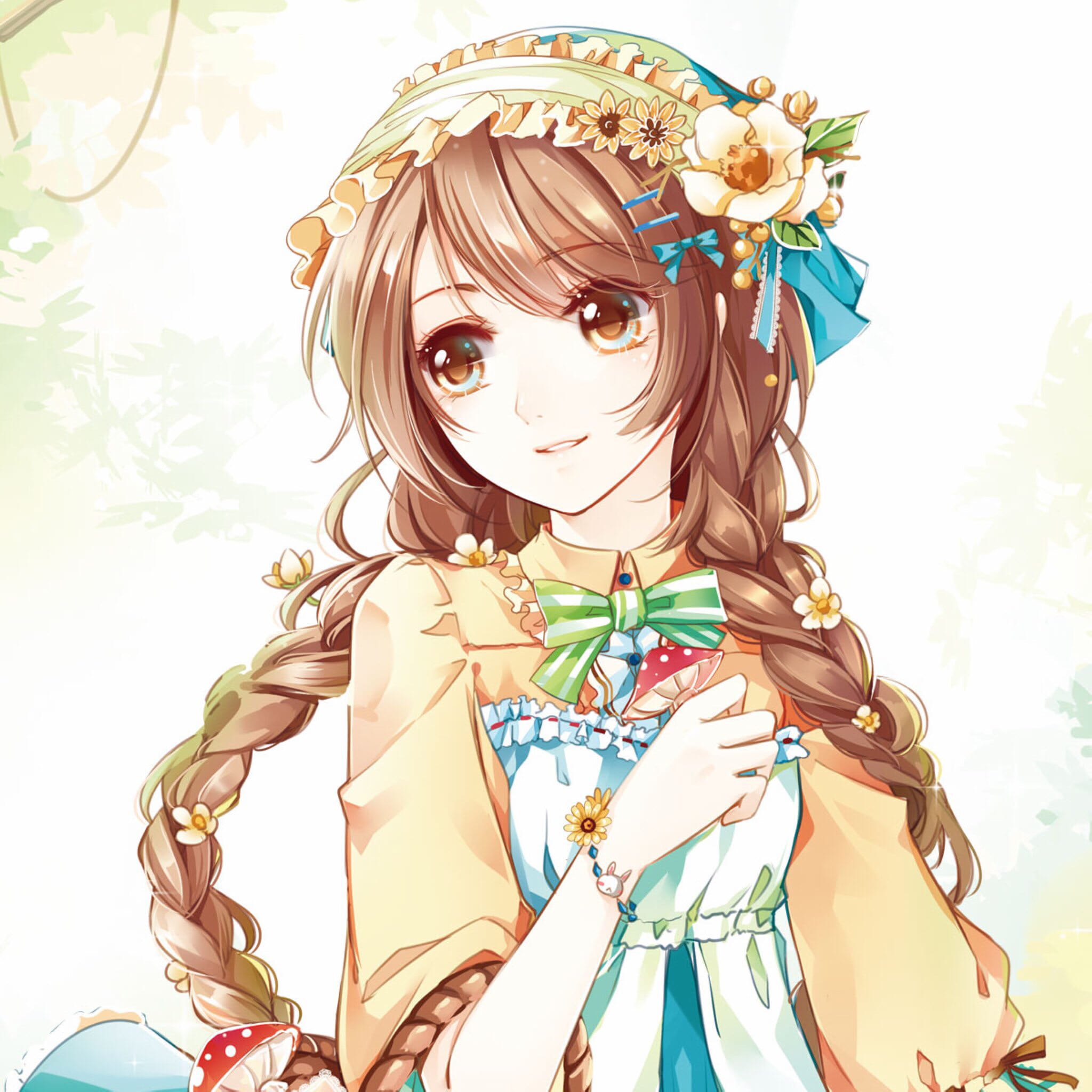 二次元插画少女 壁纸美图下载