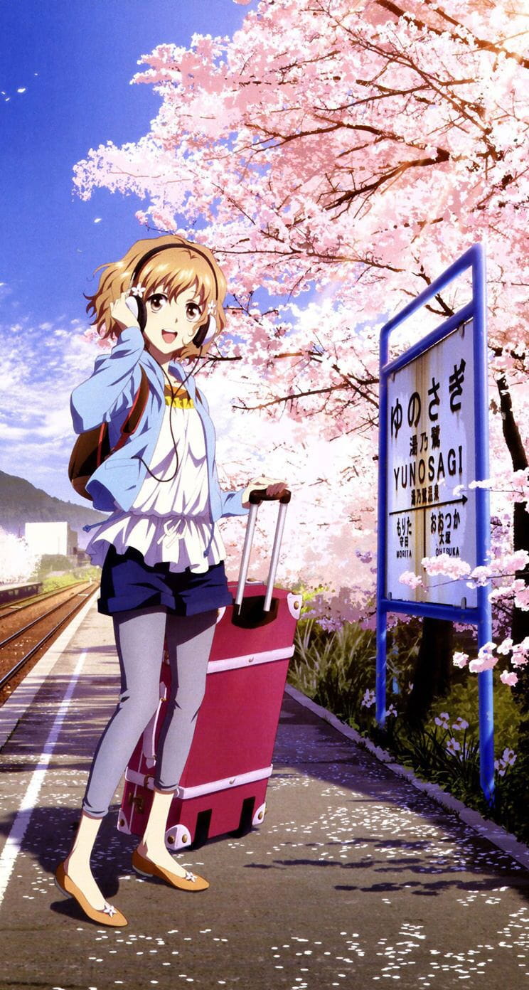 花开伊吕波 天然卷短发少女 松前绪花手机壁纸