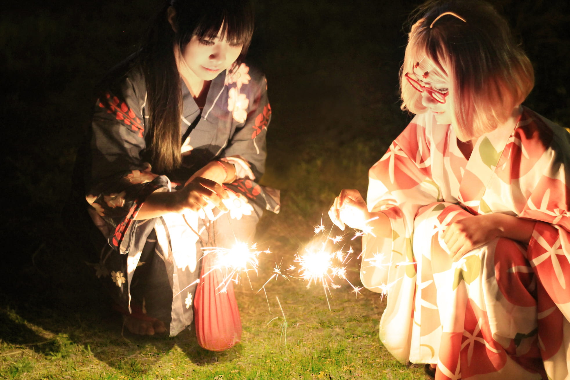 【授权】境界的彼方 栗山未来&名濑美月 和服版cos