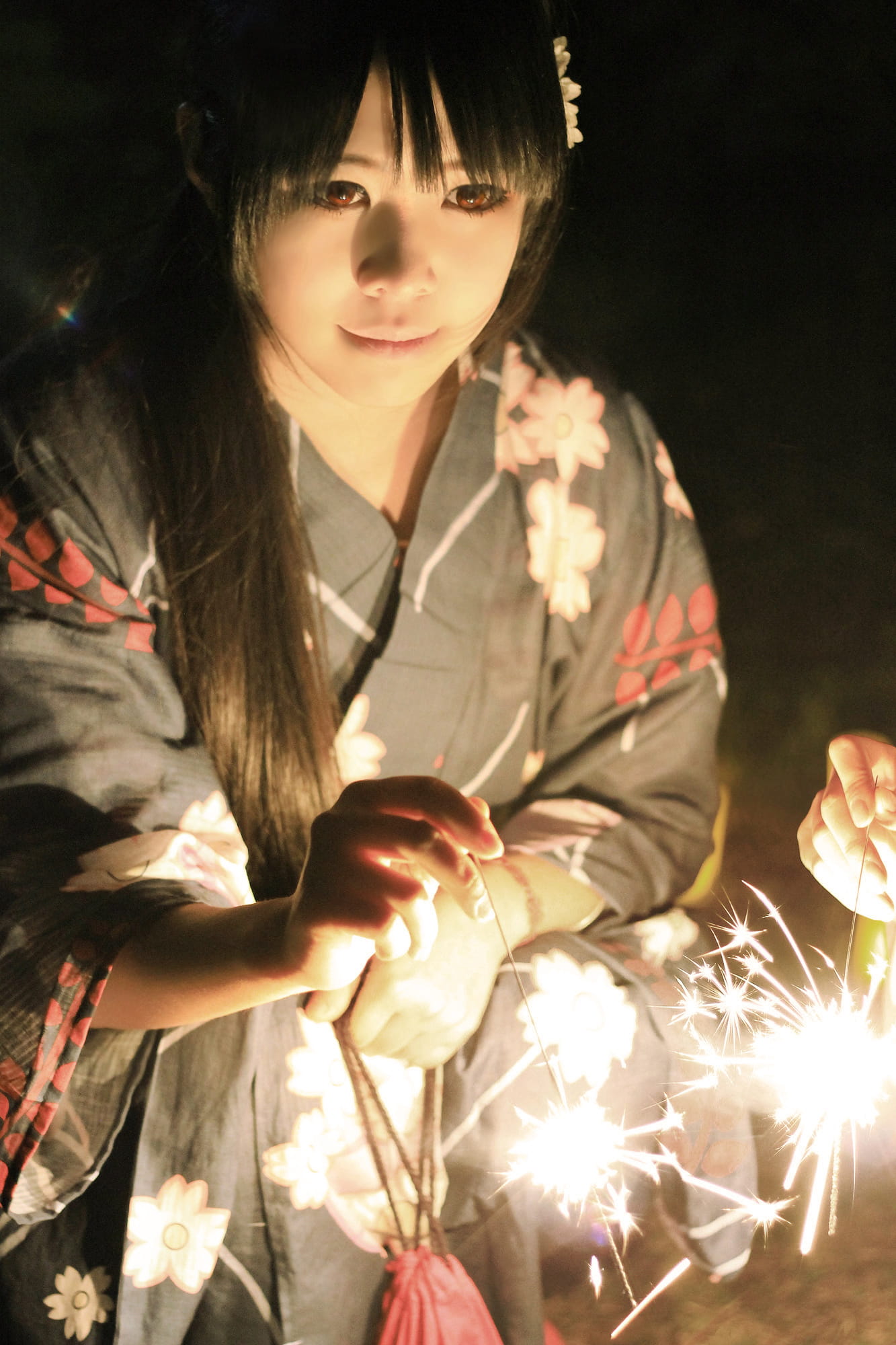 【授权】境界的彼方 栗山未来&名濑美月 和服版cos