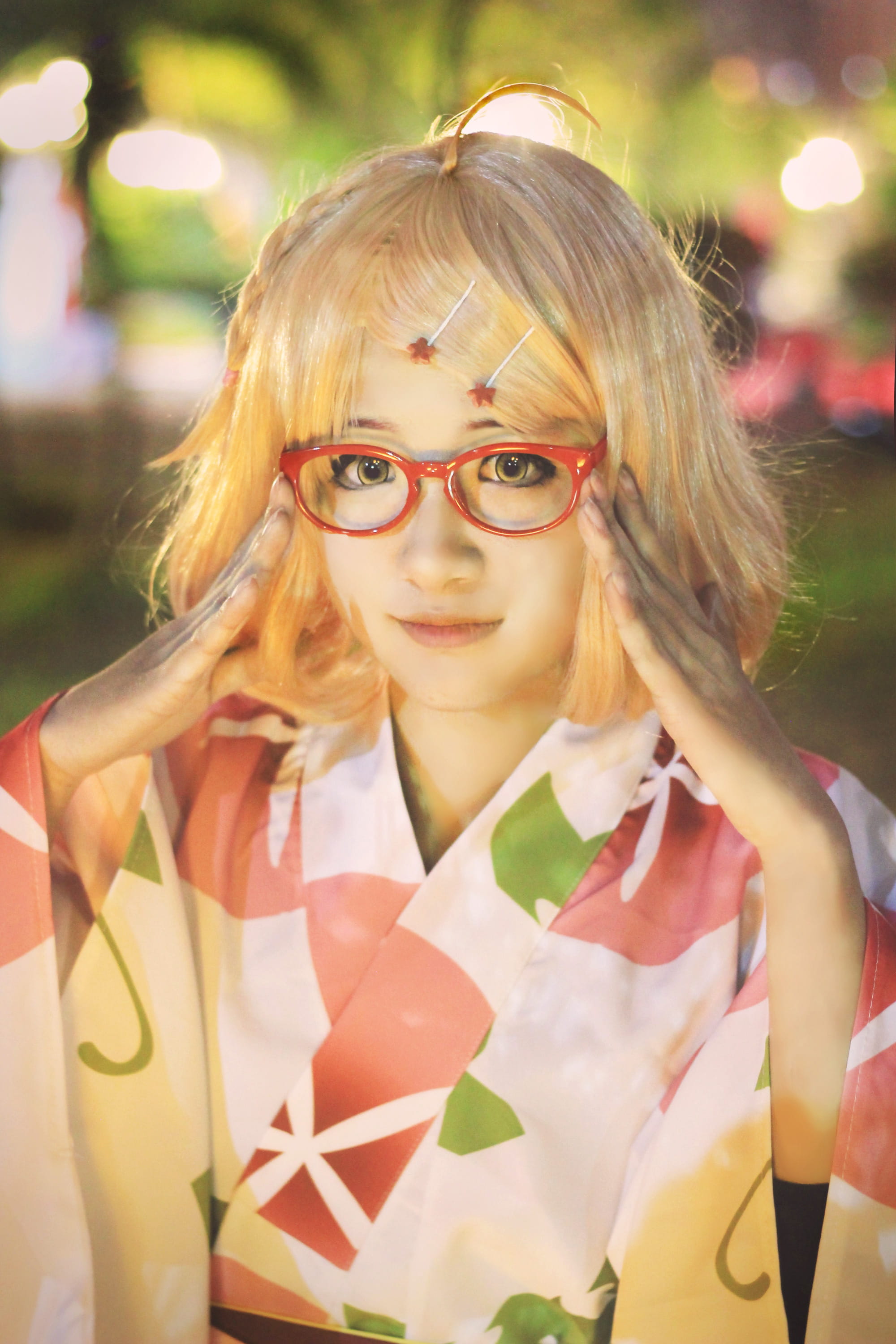 【授权】境界的彼方 栗山未来&名濑美月 和服版cos