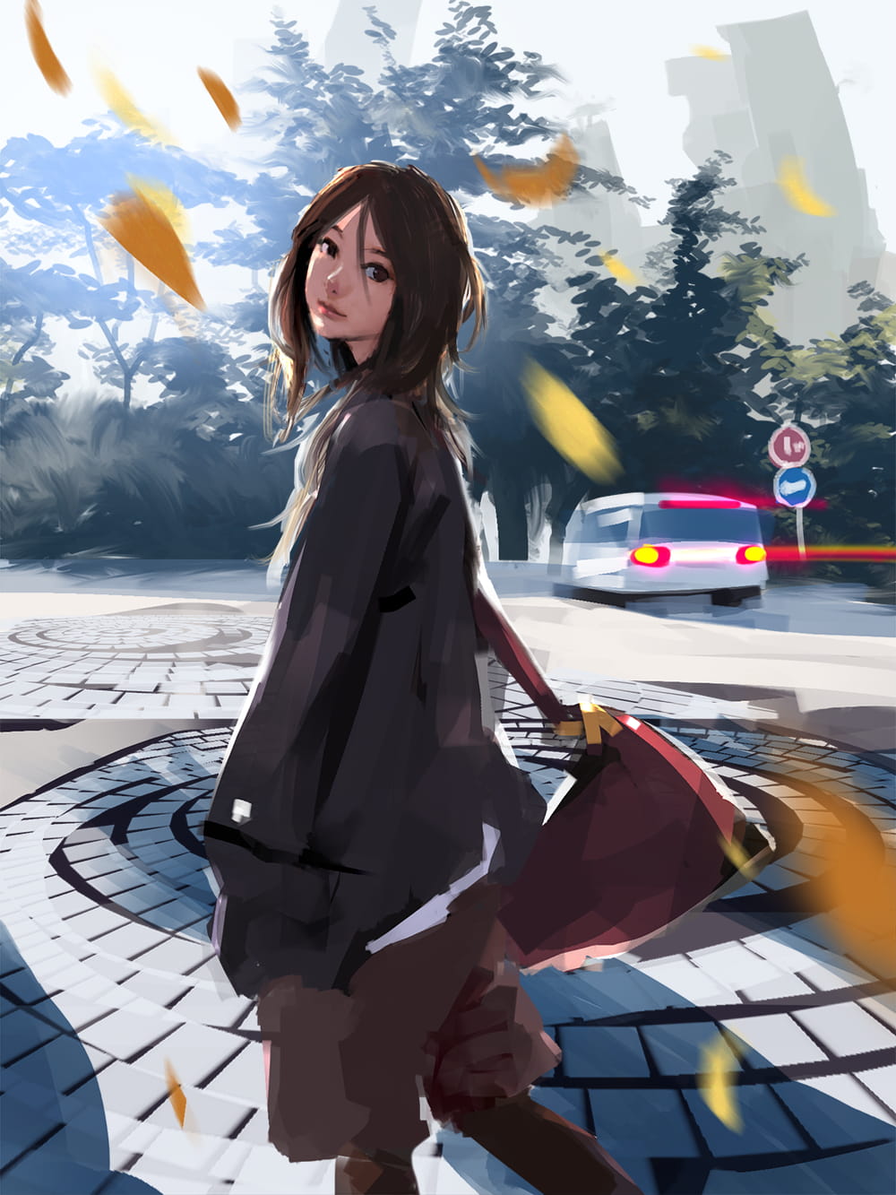 繁华落尽,洗尽铅华 动漫街道电脑壁纸特辑