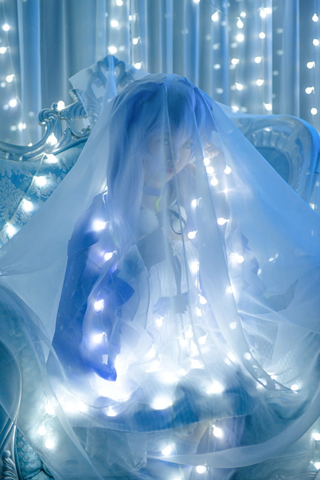 【授权】VOCALOID初音未来 冬の夜COS