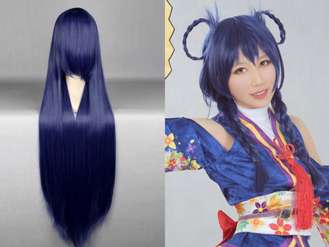 lovelive剧场版园田海未 假发造型教程