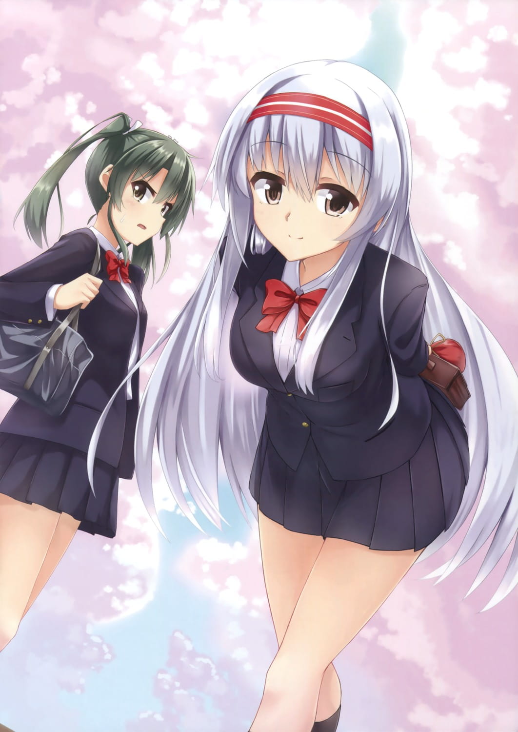 动漫少女 手机壁纸 校服控福利