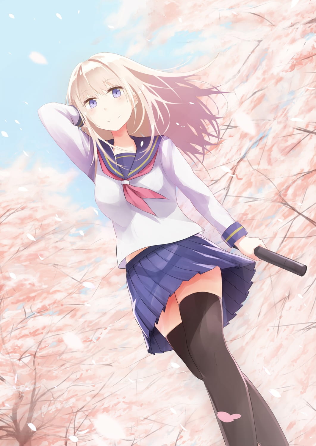 动漫少女 手机壁纸 校服控福利