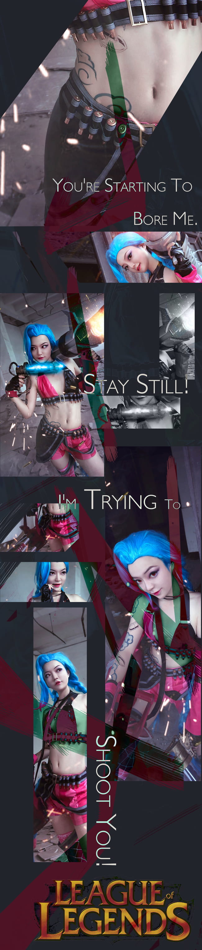 【授权】英雄联盟 暴走萝莉金克丝cos