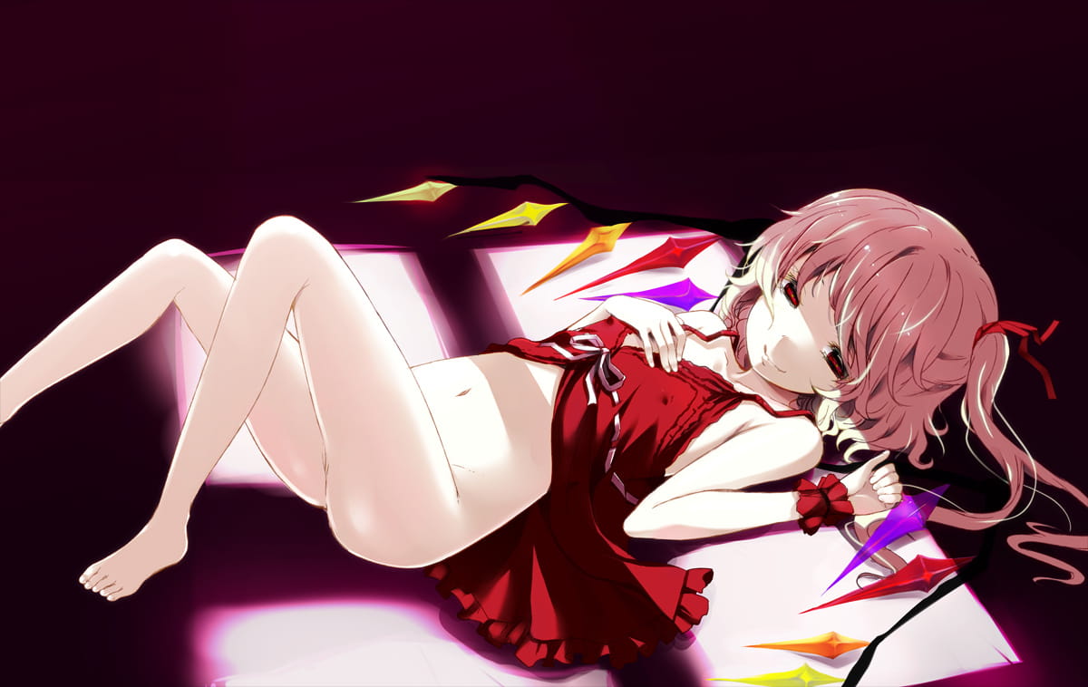 湿润的深红眼眸 二小姐电脑壁纸