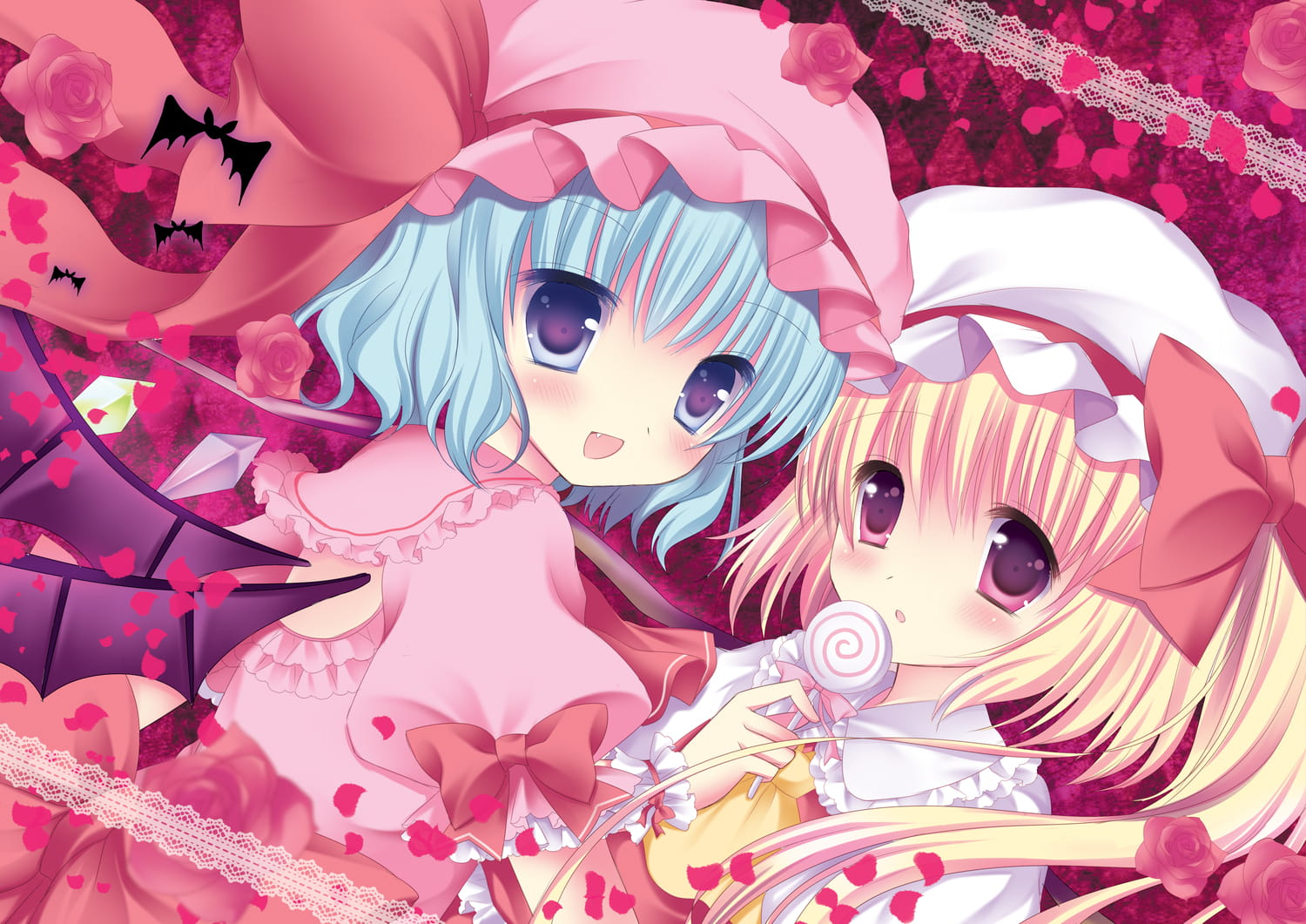 湿润的深红眼眸 二小姐电脑壁纸