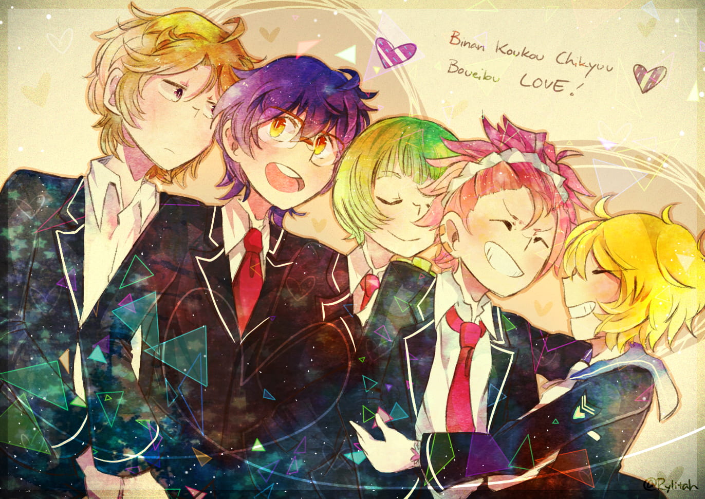 美男高校地球防卫部love！ 桌面壁纸美图