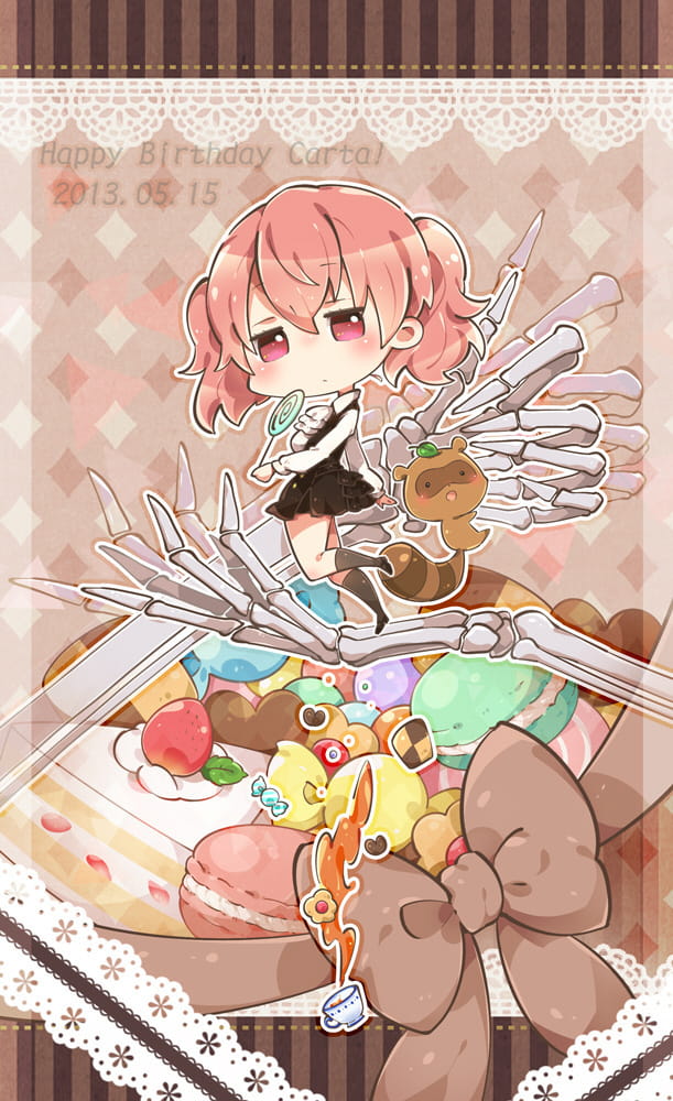 软萌萝莉髅髅宫歌留多 手机壁纸下载