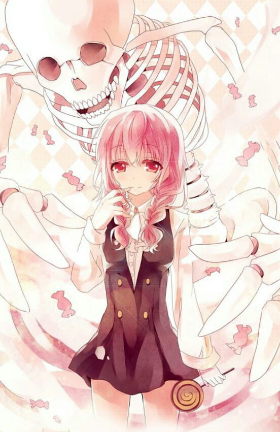 软萌萝莉髅髅宫歌留多 手机壁纸下载