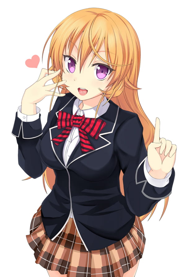 食戟之灵薙切绘里奈手机壁纸 神之舌