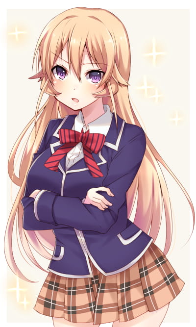 食戟之灵薙切绘里奈手机壁纸 神之舌