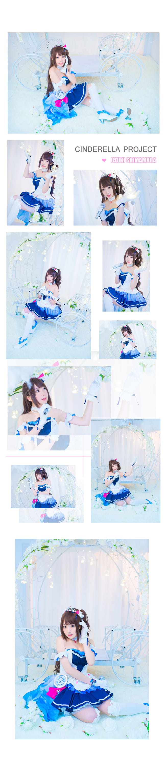 偶像大师灰姑娘岛村卯月 涩谷凛 星光舞台cos