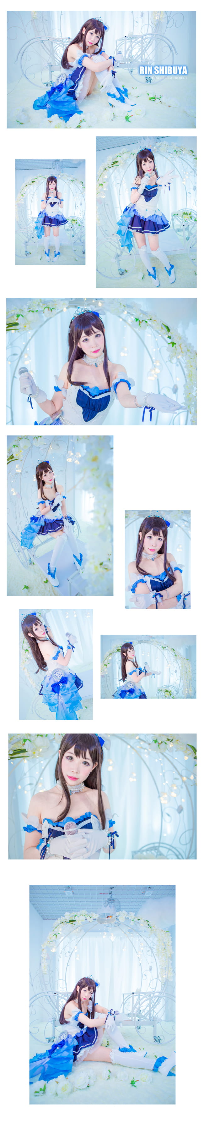 偶像大师灰姑娘岛村卯月 涩谷凛 星光舞台cos