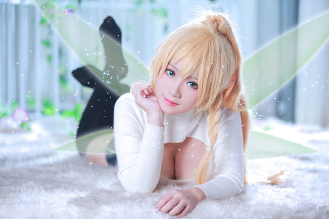 【授权】莉法/桐谷直叶 令人脸红的开胸毛衣COS