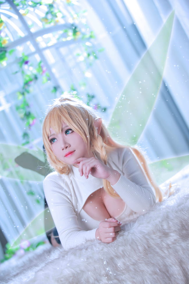 【授权】莉法/桐谷直叶 令人脸红的开胸毛衣COS