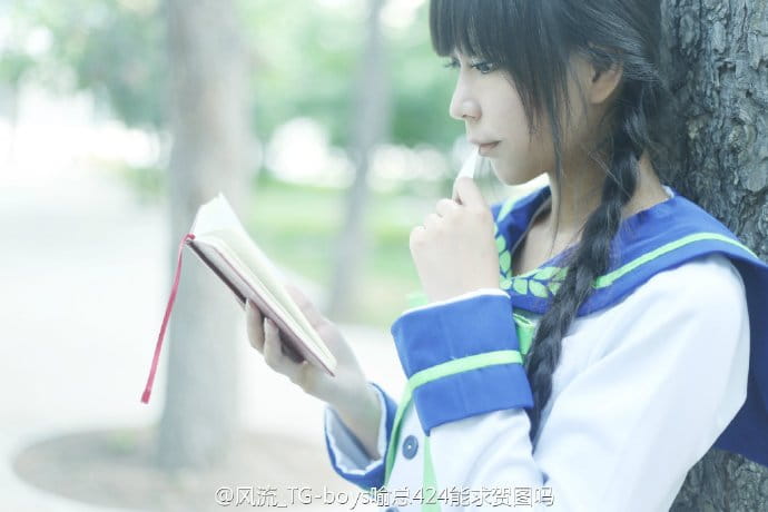 【授权】文学少女 天野远子 cos