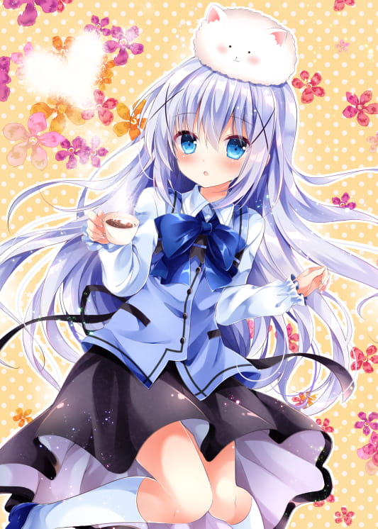 请问今天要来点兔子吗？香风智乃手机壁纸美图