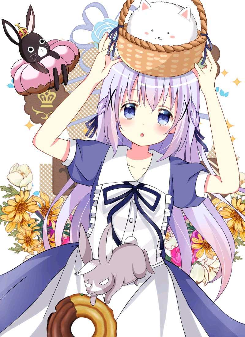 请问今天要来点兔子吗？香风智乃手机壁纸美图