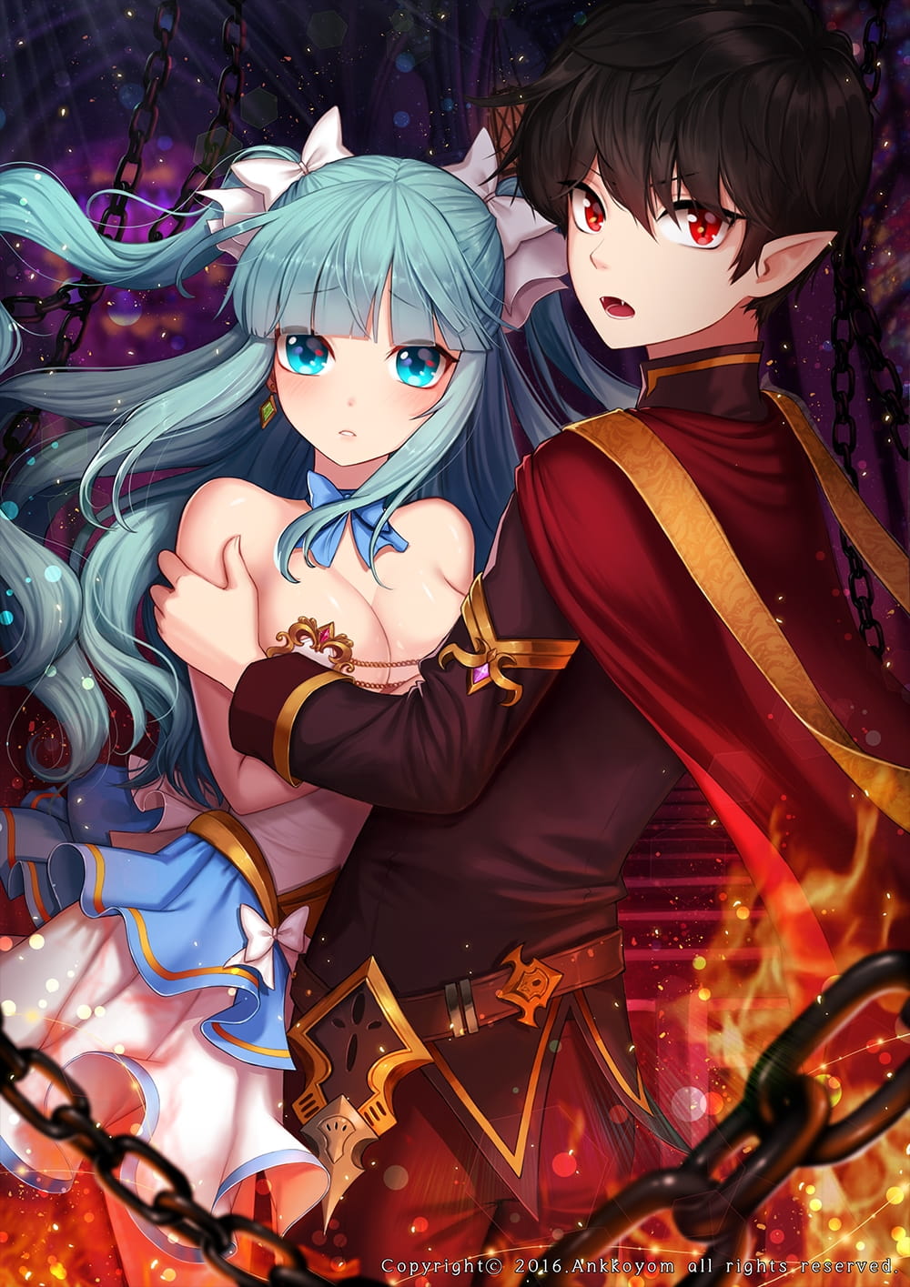 动漫少女 手机壁纸 吸血鬼特辑