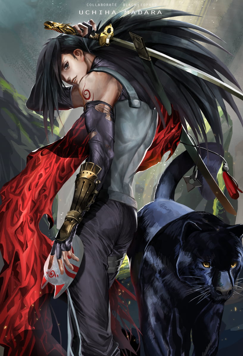 霸气的宇智波斑 火影忍者 win10主题