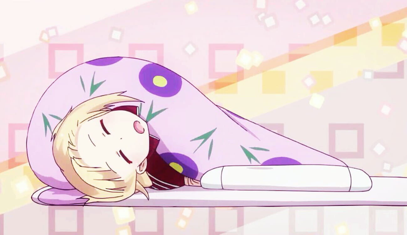 萌妹聚集 摇曳百合 桌面壁纸