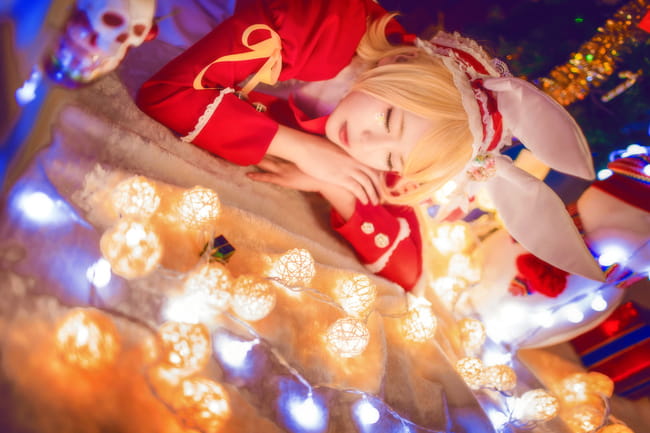 【授权】Vocaloid 镜音双子圣诞装cos