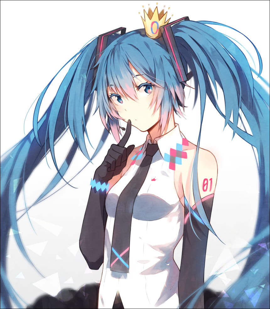 初音未来 手机壁纸 美美哒