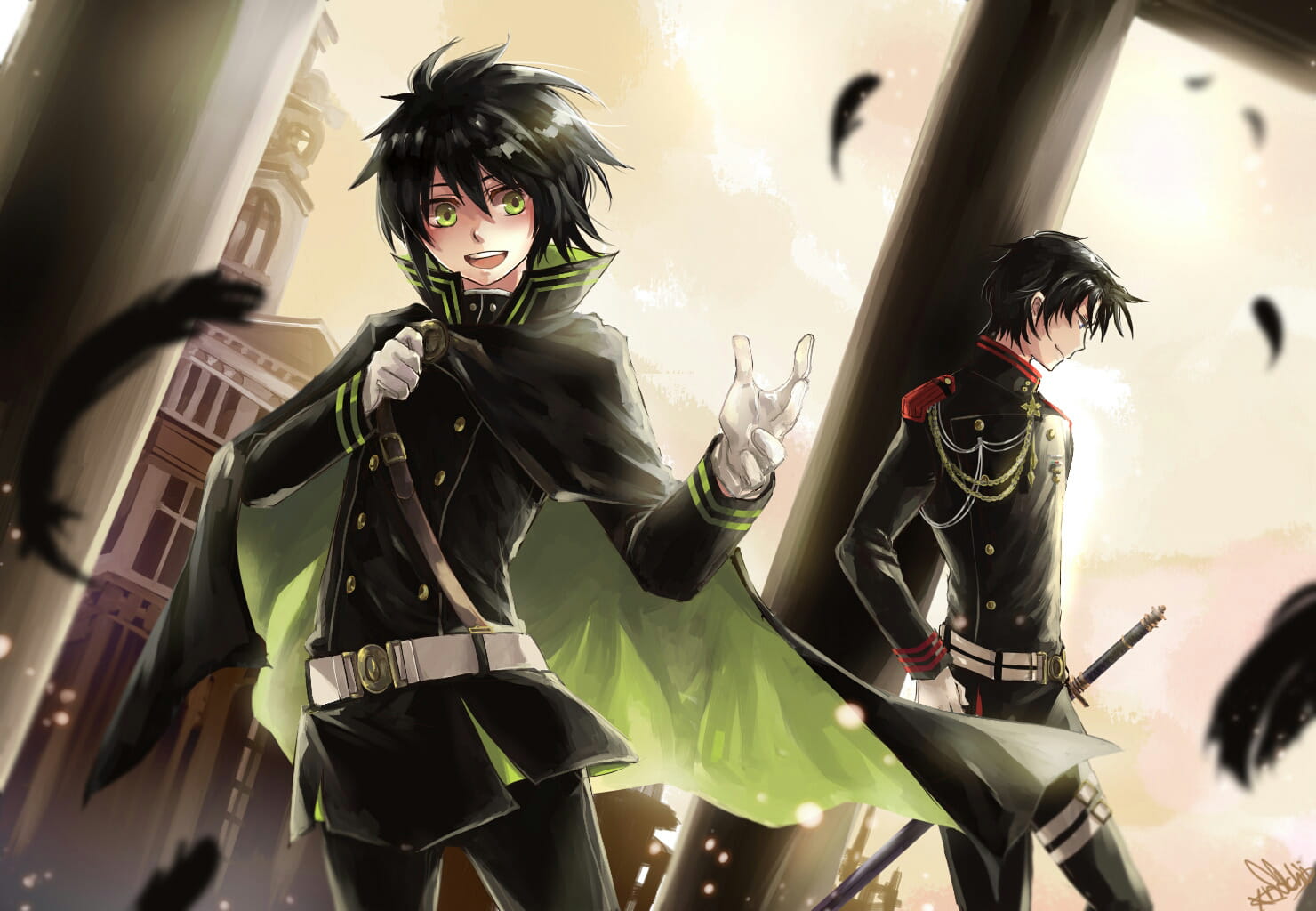 终结的炽天使 美图桌面壁纸下载