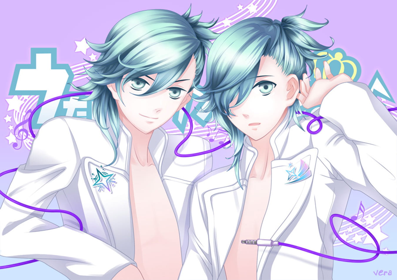 歌之王子殿下 天使之音美风蓝学长桌面壁纸