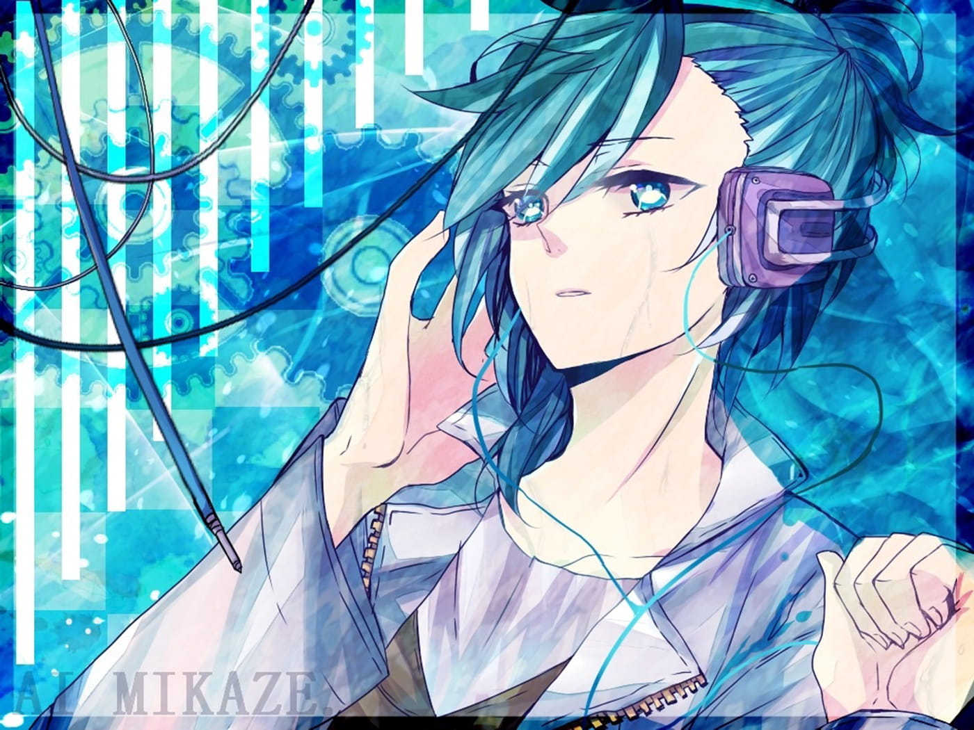 歌之王子殿下 天使之音美风蓝学长桌面壁纸