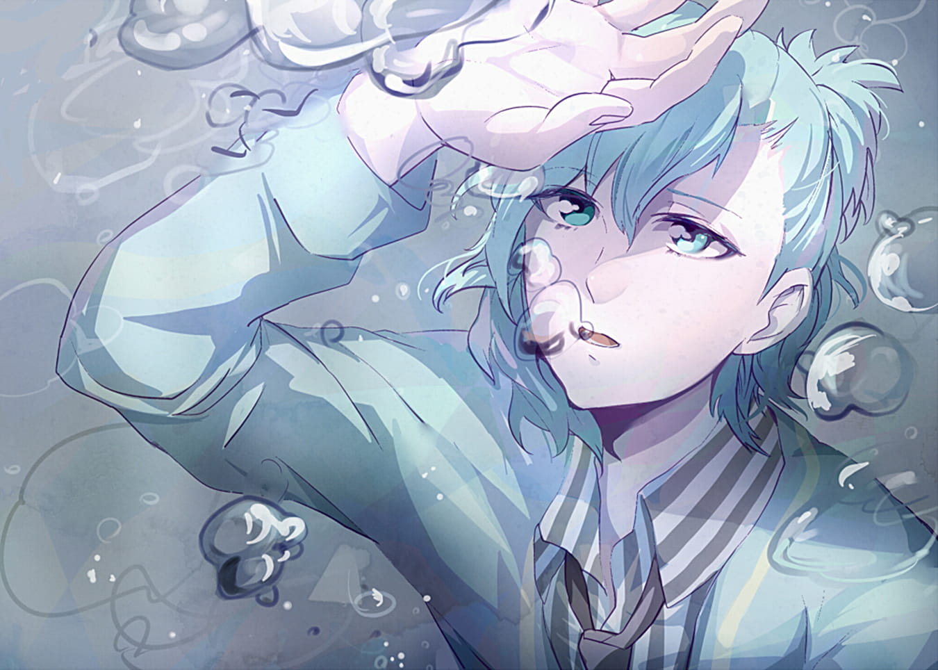 歌之王子殿下 天使之音美风蓝学长桌面壁纸