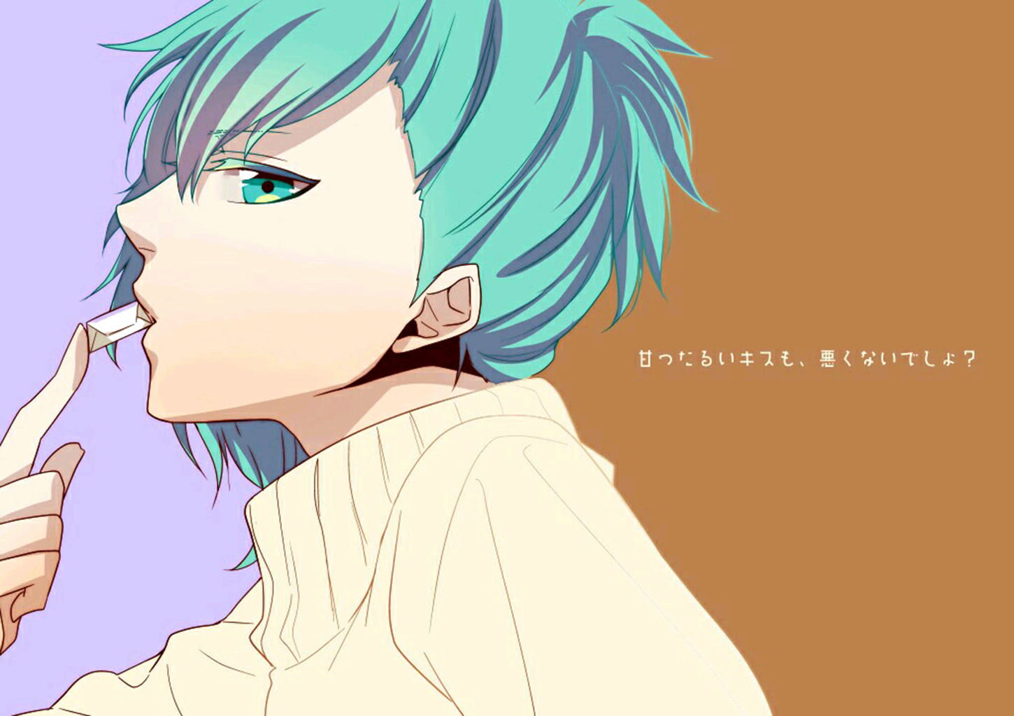 歌之王子殿下 天使之音美风蓝学长桌面壁纸