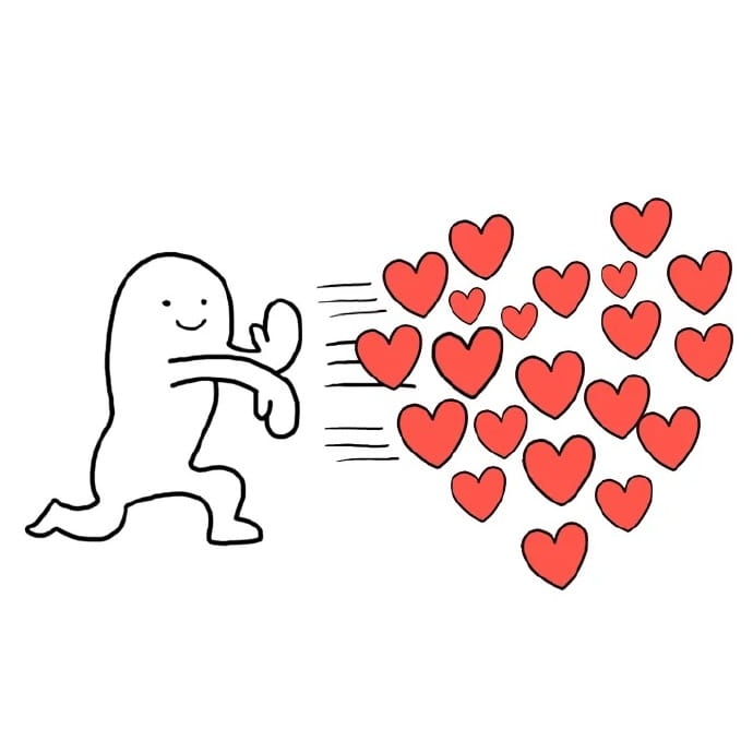 发射爱心 系列表情包