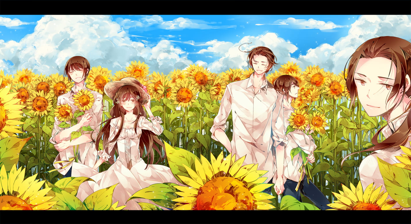 喜欢大片的向日葵花田吗 向日葵桌面壁纸集