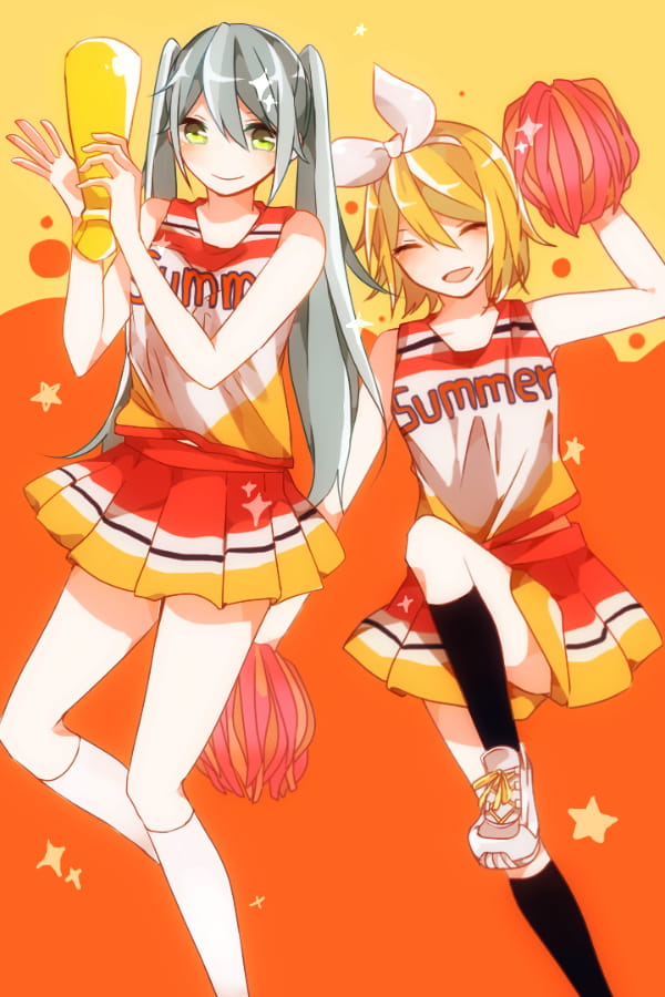 拉拉队少女 动漫手机壁纸 为奥运加油