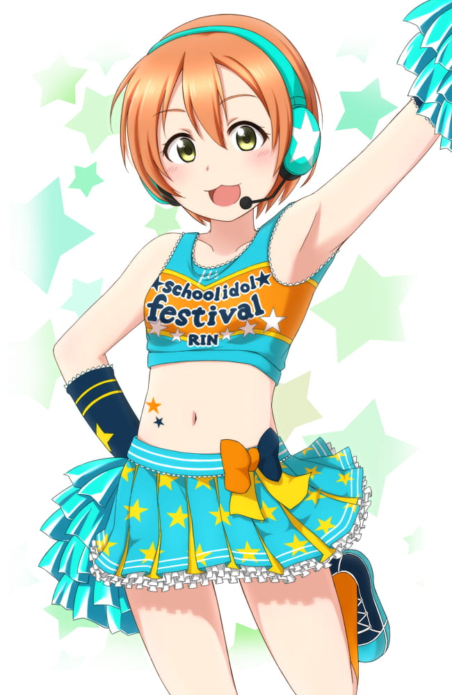 拉拉队少女 动漫手机壁纸 为奥运加油