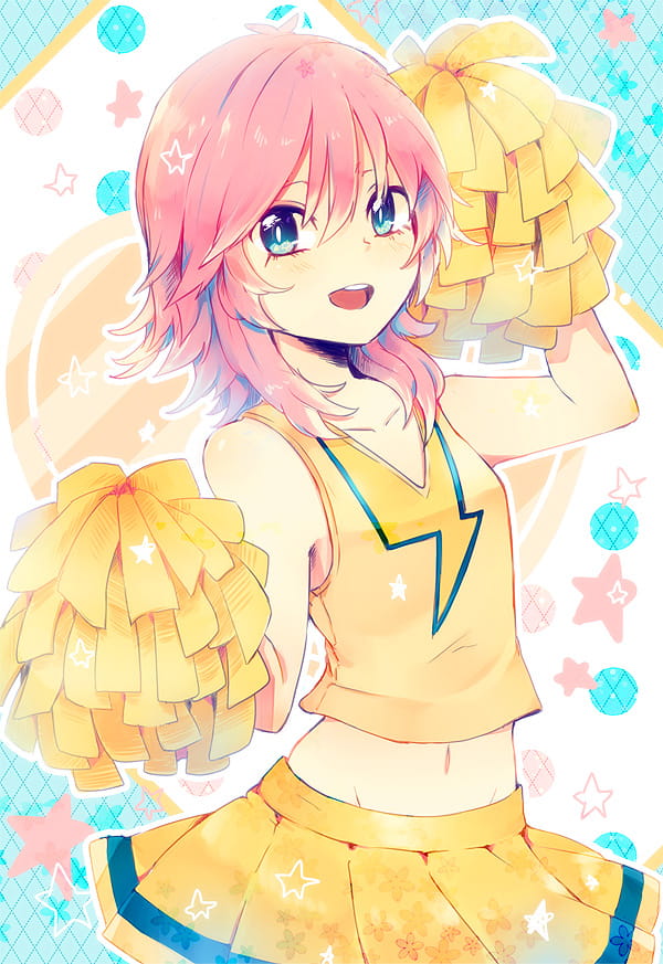 拉拉队少女 动漫手机壁纸 为奥运加油