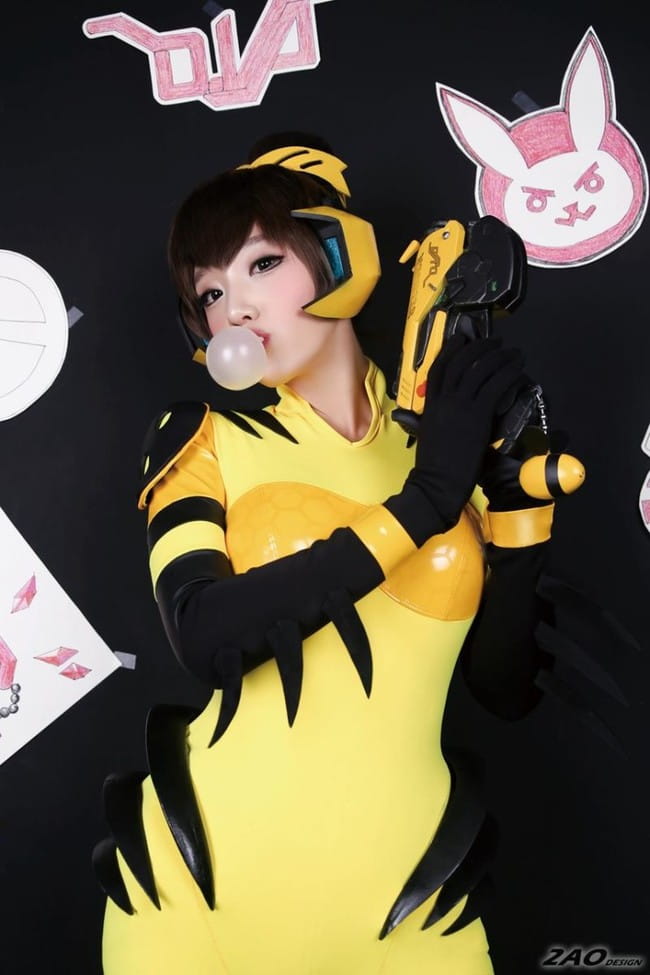 守望先鋒 D.VA 大蜜蜂Ver.COS