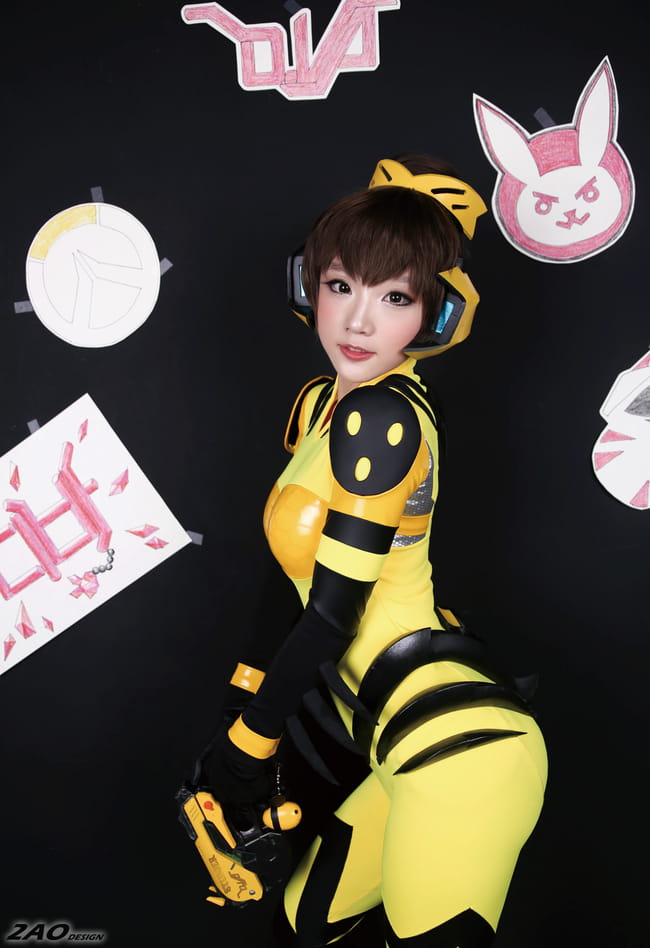 守望先鋒 D.VA 大蜜蜂Ver.COS