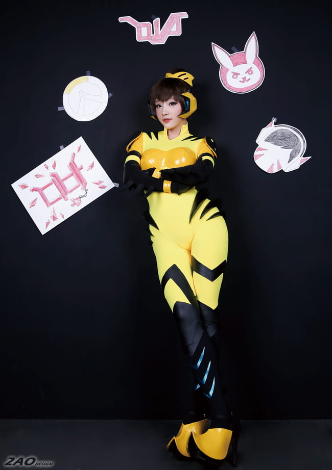 守望先鋒 D.VA 大蜜蜂Ver.COS