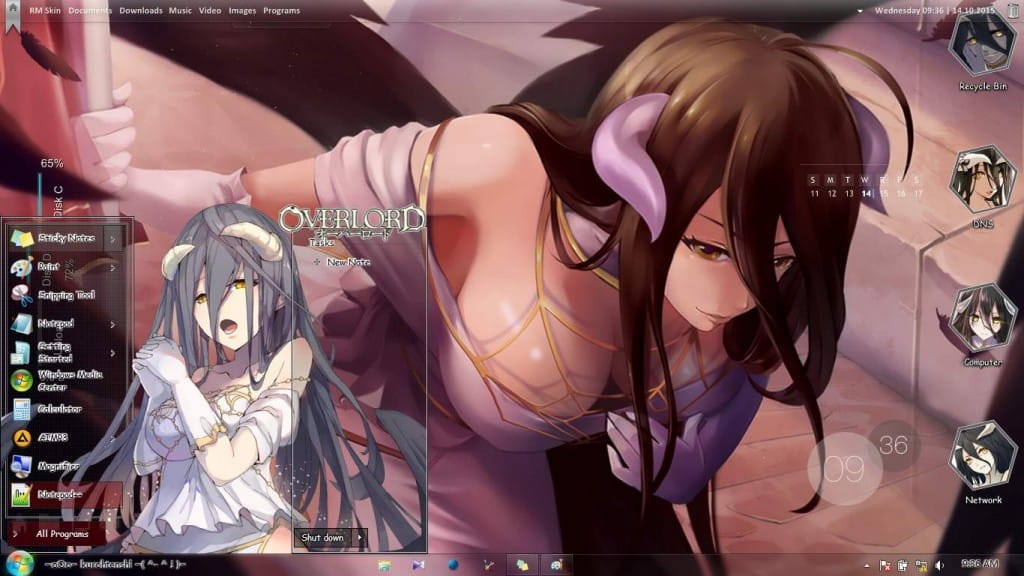 【win10主题】雅儿贝德 Albedo Overlord下载