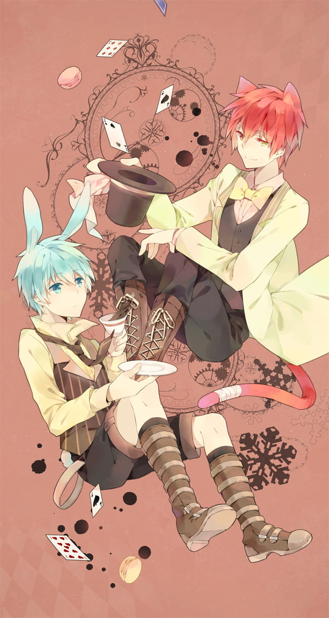 黑子篮球 奇迹的世代 同人手绘手机壁纸