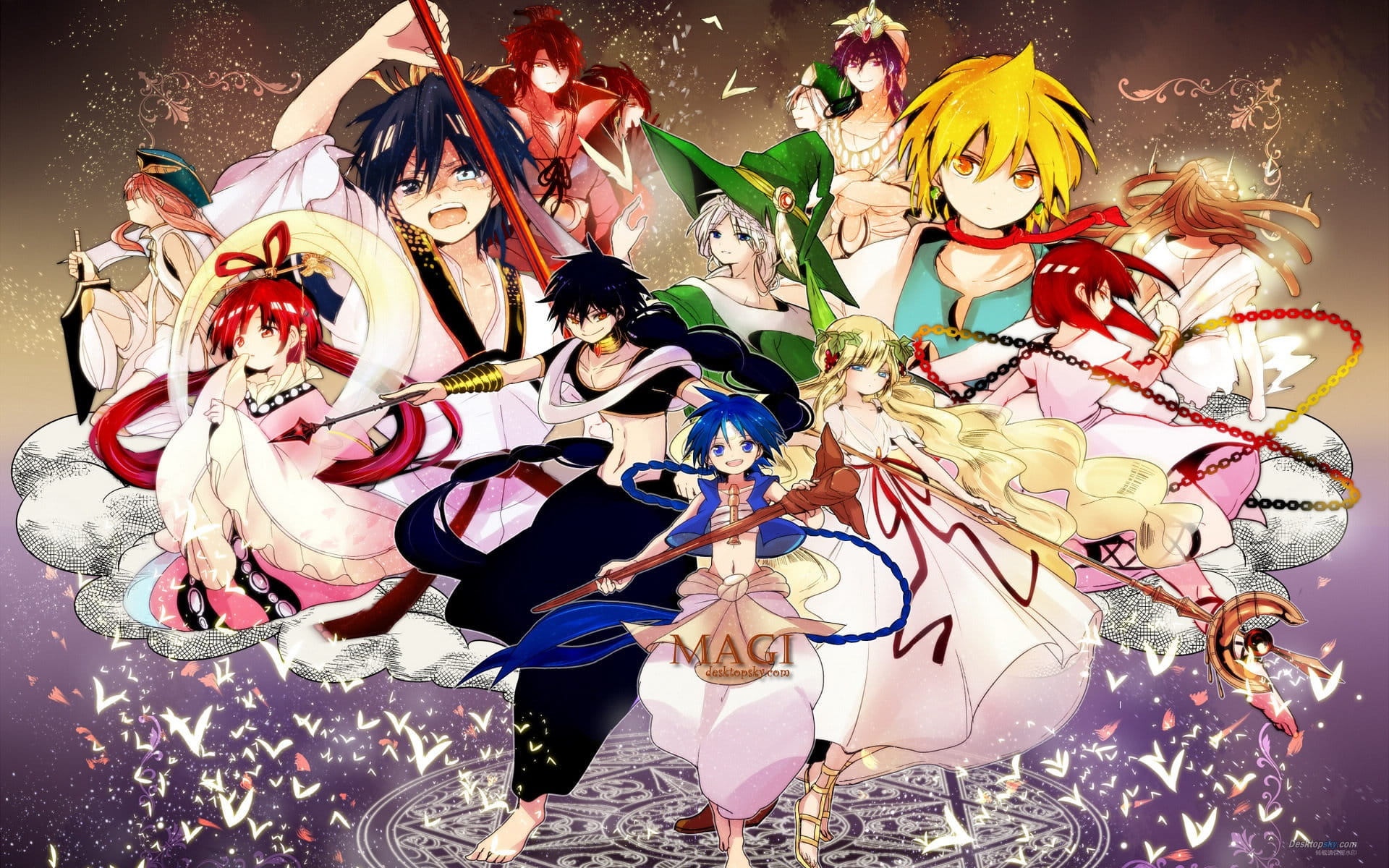 魔笛MAGI 精美桌面壁纸奇幻来袭