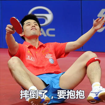大魔王张继科 帅气神表情包 中国乒乓队